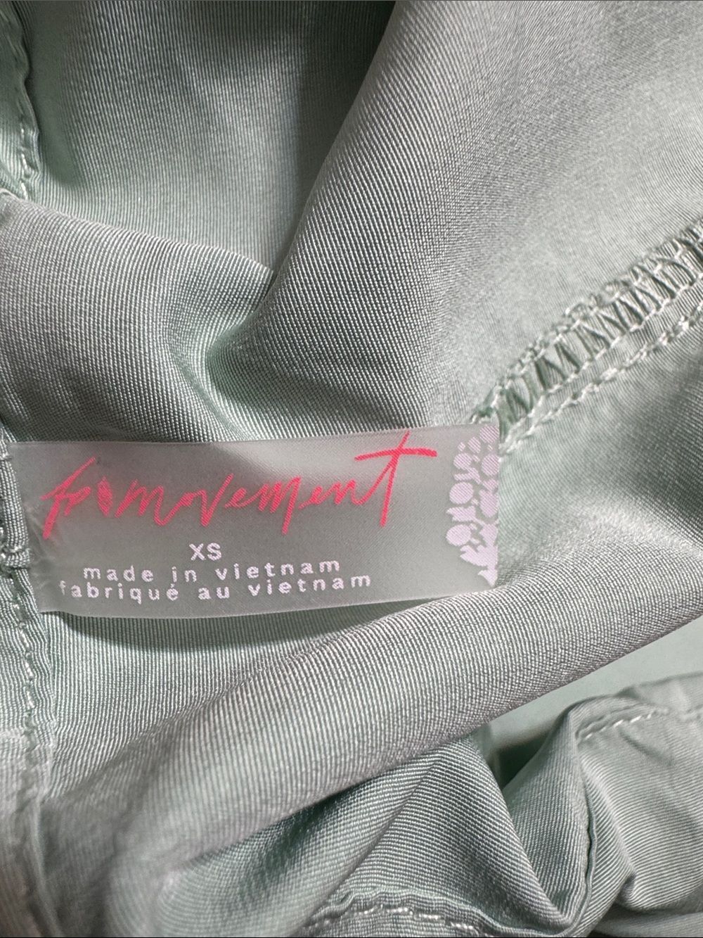 Free People Movememt Set Me Free Pants Mint Green size XS Gorpcore Athleisure - Picture 3 of 9
